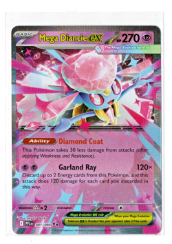 Pokemon TCG: Mega Diancie EX 41/94 Holo Phantasmal Flames Pack Fresh 2025 - NM/M - Image 1