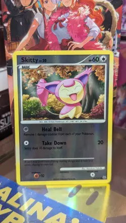 Pokemon TCG 2009 Skitty Platinum 93/127 Reverse Holo - Image 1