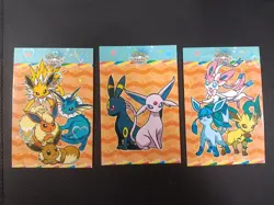 Pokemon Let's Go Eevee Database Peru Duos Set Eeveelutions Full Set HEART Holo - Image 1