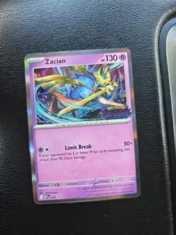 Pokemon Phantasmal Flames Stamped Zacian MEP 015 Promo - Image 2