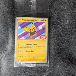 PIKACHU BATIK - 2024 154/SV-P Purple - Indonesia Journey Pokemon Promo - Image 1