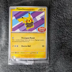 PIKACHU BATIK - 2024 154/SV-P Purple - Indonesia Journey Pokemon Promo - Image 2