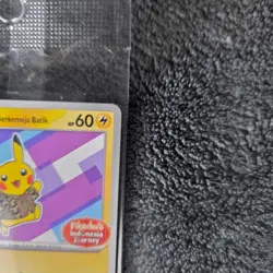 PIKACHU BATIK - 2024 154/SV-P Purple - Indonesia Journey Pokemon Promo - Image 5