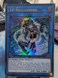 YuGiOh! I:P Masquerena CHIM-EN049 Ultra Rare 1st Ed - Image 1