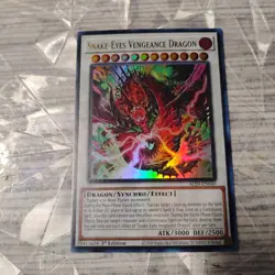 Yu-Gi-Oh! Snake-Eyes Vengeance Dragon ALIN-EN040 Ultra Rare 1st Ed NM/MINT - Image 2