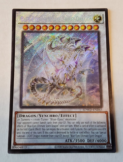 Yu-Gi-Oh Blue-Eyes Ultimate Spirit Dragon Secret Rare SDWD-EN0043 - Image 1