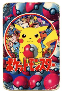 1998 Vintage Dragonite/Dratini 3 of Spades Pokemon Televi-kun Poker Playing Card - Image 3