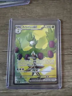 Pokemon TCG Arboliva EX Holo Card 207/182 Destined Rivals Full Art Ultra Rare - Image 1