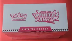 Pokemon Scarlet & Violet White Flare ETB Box +Bonus 90 Card TOT Master Set! - Image 2