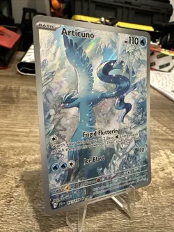 Pokemon TCG Articuno Card 161/159 SV09 Journey Together Rare Illustration Mint - Image 2