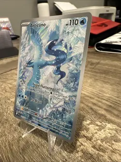 Pokemon TCG Articuno Card 161/159 SV09 Journey Together Rare Illustration Mint - Image 3