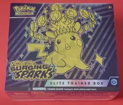 Pokemon S&V Surging Sparks ETB +60 Bonus Cards w/Holos & 90-Card TOT Master Set! - Image 1