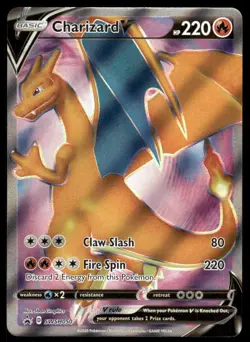 Pokemon TCG SWSH: Sword & Shield Promo Cards #SWSH050 Charizard V NM - Image 1