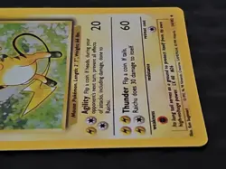 RAICHU 1999 Pokemon TCG Base Set Unlimited Holo Rare Card #14/102 - Image 4