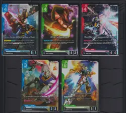 Gundam TCG 5 LR Card Lot - Image 1