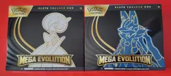 Pokemon Mega Evolutions Gardevoir Lucario ETB 2 Box Lot +TOT 90-Card Master Set! - Image 1