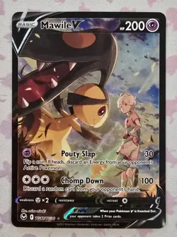 Pokemon Card Mawile V TG17/TG30 Swsh12: Silver Tempest Trainer Gallery Holo - Image 1