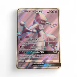Pokemon 2017 Shining Legends Mewtwo GX Card #72/73 - Image 1