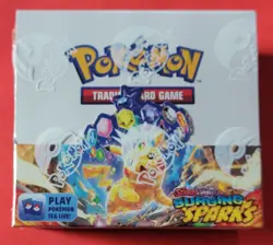 Pokemon S&V Surging Sparks Booster Box 36 Packs +TOT 90-Card Master Set - Image 1