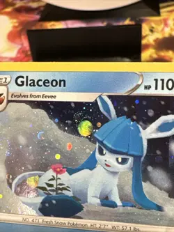 Glaceon SWSH192 Black Star Promo Holo Pokemon Card Brilliant Stars 2 SWIRLS - Image 3