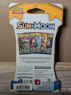 Pokemon TCG: Sun & Moon Booster Pack (10 Cards Per Pack Add) Factory Sealed - Image 2