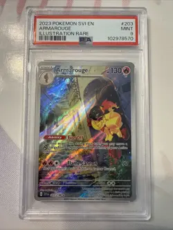 Pokemon TCG Armarouge Card 203/198 Scarlet & Violet Base Set, PSA 9 - Image 1