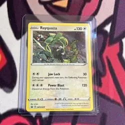 Rayquaza SWSH029 SWSH: Sword & Shield Promo Card Holo Swirl! - Image 1