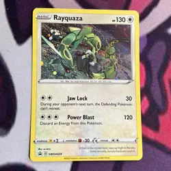 Rayquaza SWSH029 SWSH: Sword & Shield Promo Card Holo Swirl! - Image 2