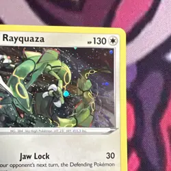 Rayquaza SWSH029 SWSH: Sword & Shield Promo Card Holo Swirl! - Image 4