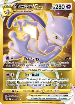 Mewtwo VSTAR (Secret) 086/078 Pokemon GO Holo for sale online - Image 3
