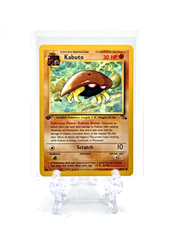KABUTO STAGE 1 1999 Pokemon 1st Edition #50/62 POKEMON FOSSIL GREAT LOOKING CARD - Image 1