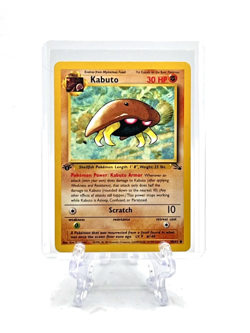 KABUTO STAGE 1 1999 Pokemon 1st Edition #50/62 POKEMON FOSSIL GREAT LOOKING CARD - Image 2