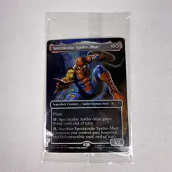 Magic The Gathering MTG Marvel Legends Spectacular Spider-Man Promo Card NEW - Image 1