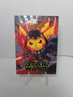POKEMON PIKACHU COSPLAY! -* STARWARS - NO.10 * BOX HIT* TEXTURED CARD - Image 1