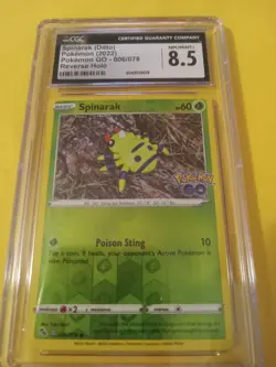 Spinarak 006/078 Pokemon GO Reverse Holo for sale online - Image 1