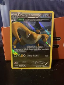 Pokemon TCG Dragonite 52 Roaring Skies Full Art Reverse Holo Rare Card - Image 1