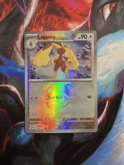Pokemon TCG Lopunny (Master Ball Pattern) 084/131 Sv: Prismatic Evolutions Holo - Image 1