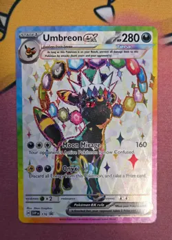 Pokemon Prismatic Evolutions Umbreon ex 176 Promo NM/M - Image 1