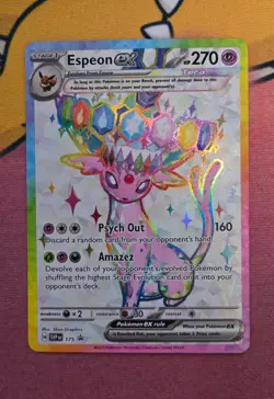 Pokemon Prismatic Evolutions Espeon ex 175 Promo NM/M - Image 1
