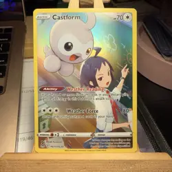 Castform TG11/TG30 Lost Origin Trainer Gallery Full Art Holo Pokemon TCG MINT - Image 1