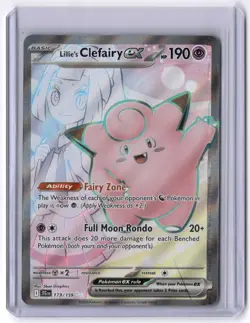 Lillie's Clefairy ex - 173/159 Ultra Rare Holo NM Pokemon SV09: Journey Together - Image 1