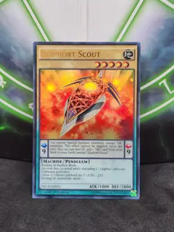 Yugioh Qliphort Scout NECH-EN021 Ultra Rare 1st Edition NM - Image 1