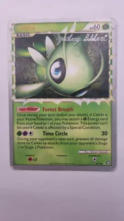 Celebi Prime 92/102 Triumphant Zachary Bokhari World Championship Pokemon Card - Image 1