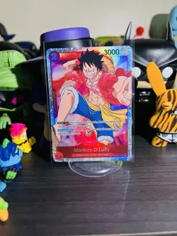 ONE PIECE Card Game Romance Dawn OP01-024 Monkey D Luffy Super Rare - Image 1