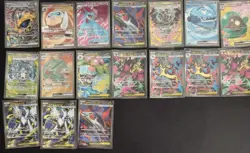 17 Lot Pokemon TCG Japanese Card Iron Hands ex SAR SR HOLO SV8A M1 SQ - Image 1