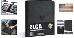 Large Capacity Toploader Card Binder - Elegant 9-Pocket Trading Album, Black - Image 2
