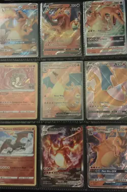 Pokemon cards in Pokeball binder. ONLY holos and higher. EX, V/VMAX, RARES, etc - Image 2