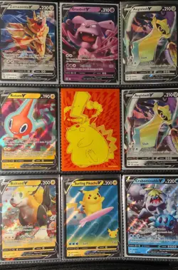 Pokemon cards in Pokeball binder. ONLY holos and higher. EX, V/VMAX, RARES, etc - Image 4