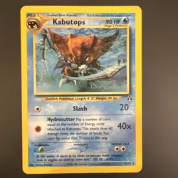 Kabutops Neo Discovery 25/75 Pokemon Card Non Holo Rare - MP - Image 1