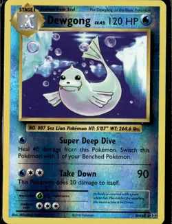Pokemon Dewgong 29/108 XY Evolutions Reverse Holo Rare 2 Card Lot LP - Image 1